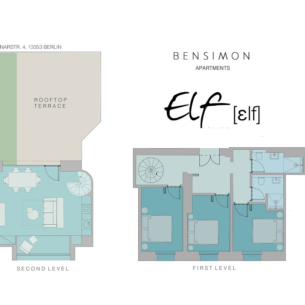 Penthouse mit drei Schlafzimmern