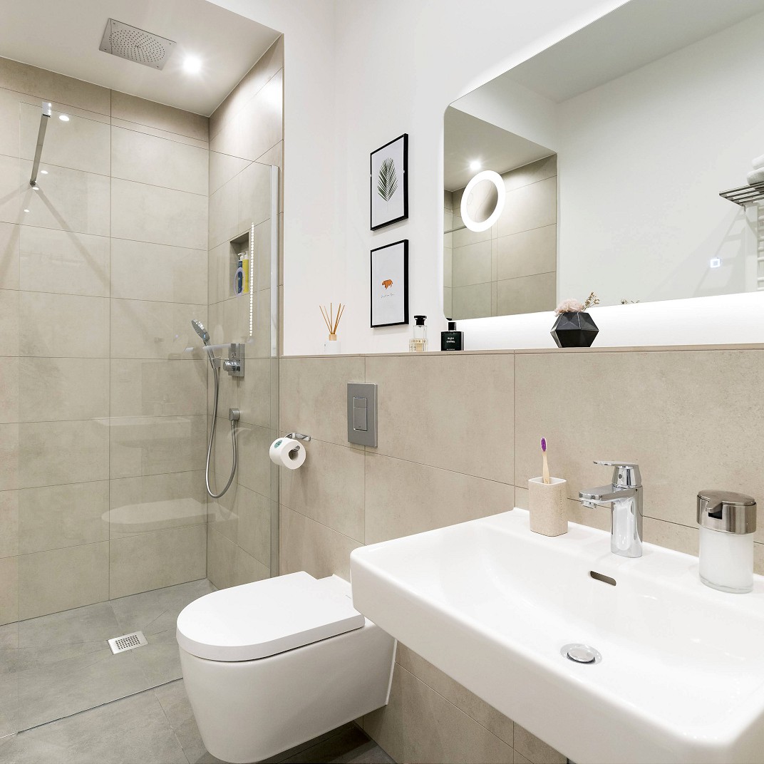 Verbindungsapartment mit drei Schlafzimmern